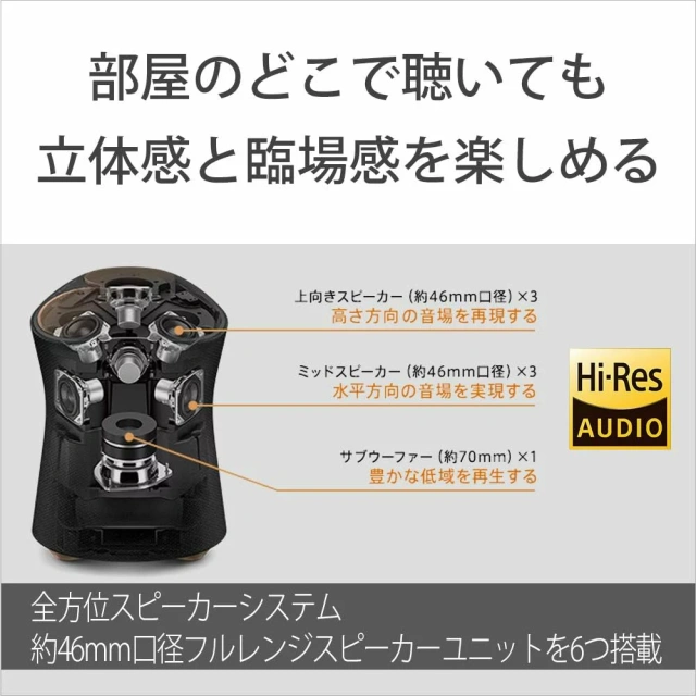 SONY 索尼 頂級全向式環繞音效 無線藍芽喇叭 SRS-RA5000