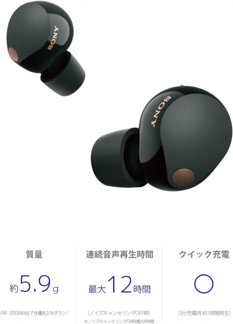 SONY 索尼 WF-1000XM5 真無線降噪耳機 1000XM5 23年款