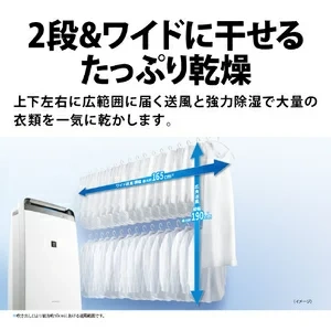 SHARP夏普 乾燥除濕機 壓縮機方式 23張榻榻米 CV-T190 25年款