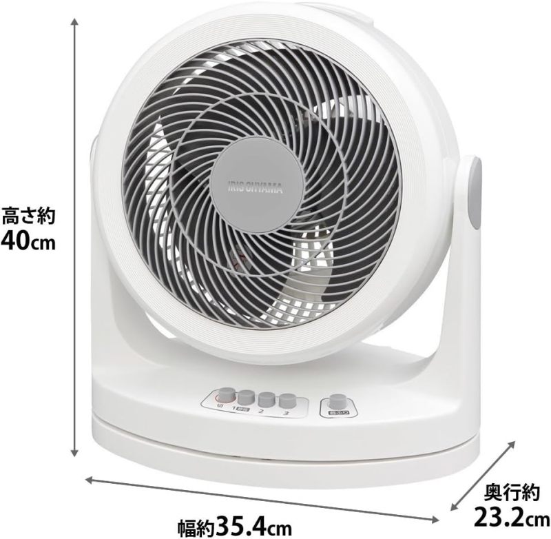 IRIS愛麗思 PCF-HM23 擺動式定時循環扇 強勁氣流 左右擺動