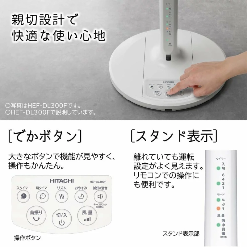 HITACHI日立 清淨循環扇HEF-AL300F 白色 電風扇 24年款