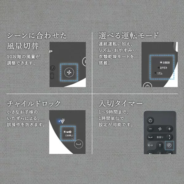 SHARP夏普 空氣循環扇 PK-18S02 灰黑/淺灰 25年款