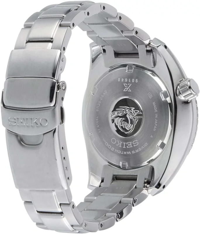 SEIKO 精工錶 PROSPEX 系列 潛水機械錶 6R35-00A0G(SPB103J1)-45mm-綠面鋼帶