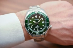 SEIKO 精工錶 PROSPEX 系列 潛水機械錶 6R35-00A0G(SPB103J1)-45mm-綠面鋼帶