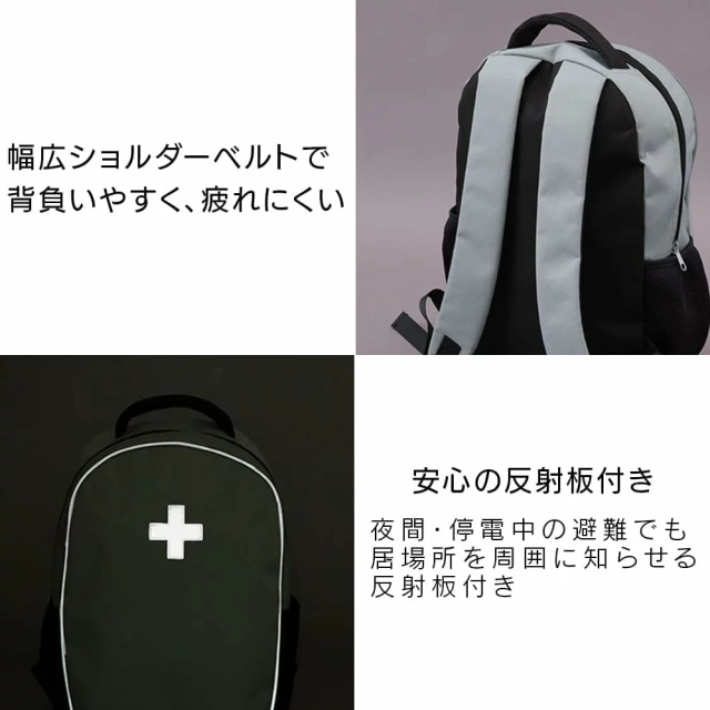 IRIS OHYAMA 地震包 BRS-33 避難包 防震 防災避難 救難 緊急防災 33種
