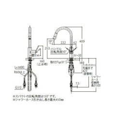 TOTO 鵝頸型 水龍頭 TKWC35ESA TKWC35ESB 節能省水 三段水流