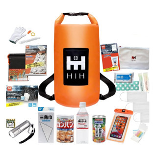HIH 防災背包 防災用品 1人 用防災套裝 防災用品套裝