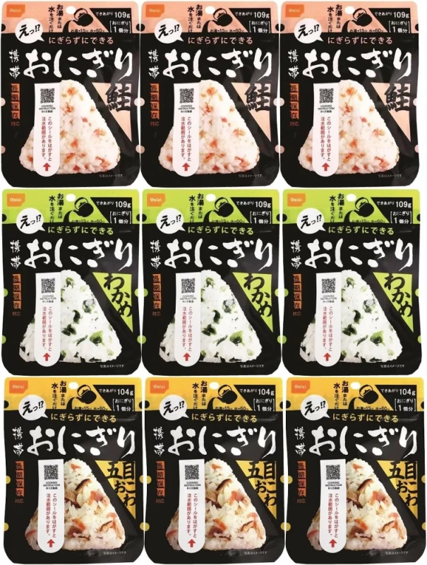 尾西食品 長期保存 御飯糰 日本米鮭魚海帶 和風什錦炊飯 露營登山防災