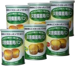 長效期麵包罐頭 6罐入 可存放5年 防災口糧 防災麵包 儲備糧食 含稅空運