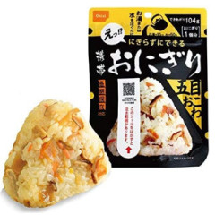 五年保存期 日本 Onisi 尾西食品 乾燥飯 防災 避難 飯糰 共8袋 4種口味 露營 地震