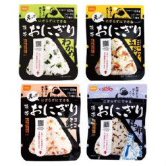 五年保存期 日本 Onisi 尾西食品 乾燥飯 防災 避難 飯糰 共8袋 4種口味 露營 地震
