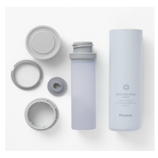 日本 peacock 孔雀 迷你冰柱 便攜冰袋 頸部涼爽 輕薄小巧 清涼消暑 長效保冷