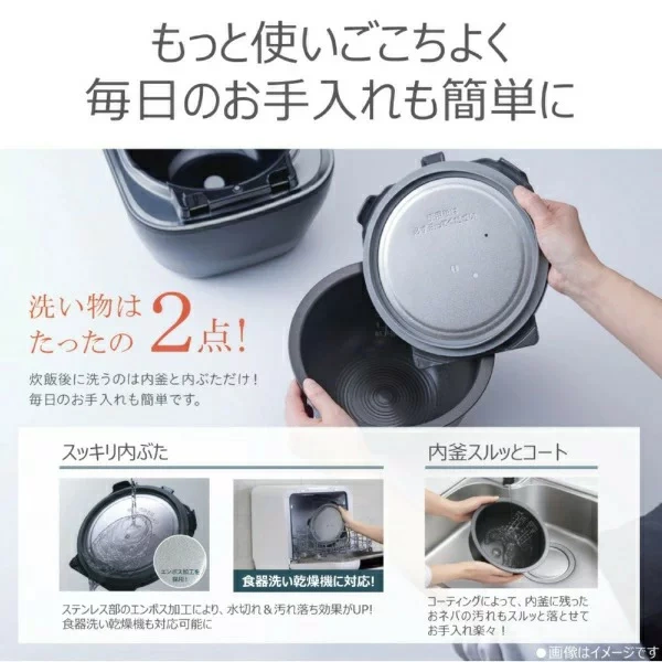 TOSHIBA東芝電子鍋 真空壓力IH 6人用 RC-10SGX 25年款
