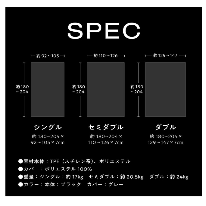 日本 ヒツジのいらない 無羊床墊 高回彈 可折疊 減壓 可機洗 透氣