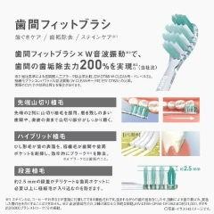 Panasonic聲波震動牙刷Doltz W聲波振動EW-DP38 25年款