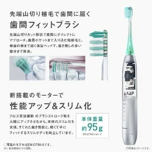 Panasonic聲波震動牙刷Doltz W聲波振動EW-DP38 25年款
