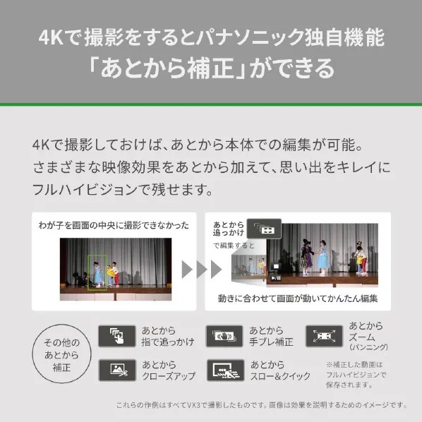 Panasonic國際牌 数码4K摄像機 HC-VX3 24年款