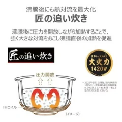 TOSHIBA東芝 RC-10HGX電子鍋 6人用 焰大師真空壓力 25年款