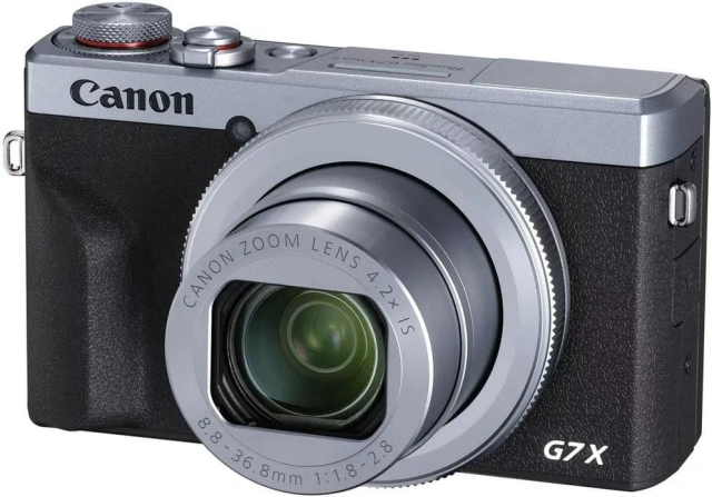 Canon佳能 小型數碼相機PowerShot G7 X Mark III 銀色/黑色