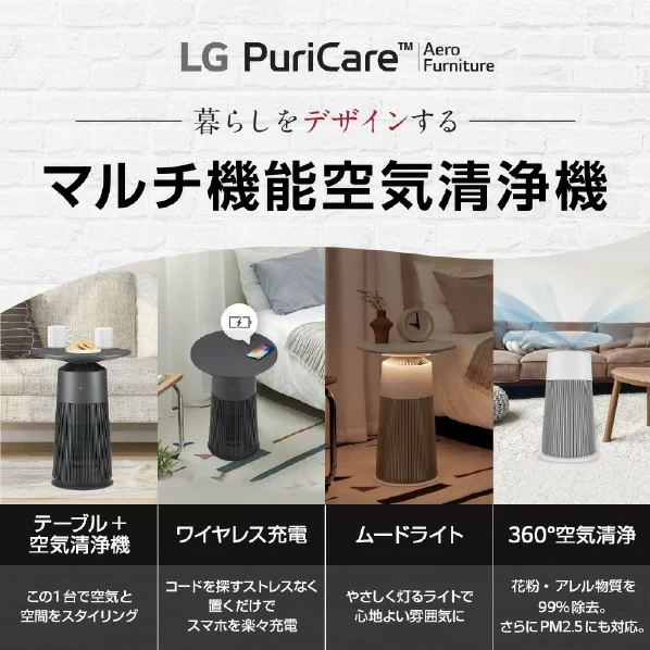 LG Electronics 多功能空氣清淨器 AS207PKU0 24年款