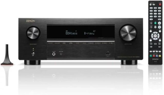 DENON AV環繞擴大機8K HDR10+ EARC對應 AVC-X2850H 25年款