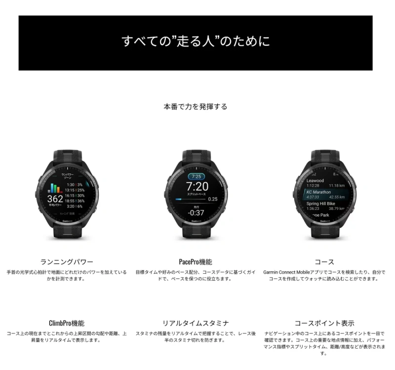 GARMIN 智慧腕錶 Forerunner 965 Black GPS 跑步