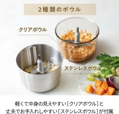 recolte 食物調理機 Combo RCP-6 切碎 切蒜 攪拌 揉麵團