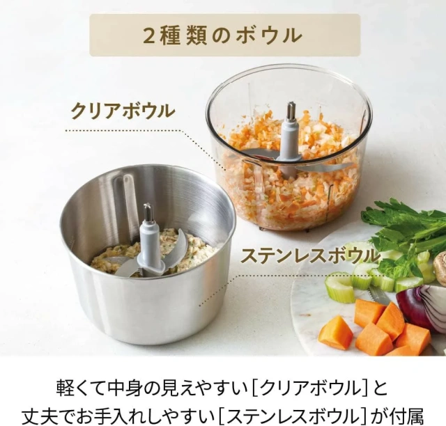 recolte 食物調理機 Combo RCP-6 切碎 切蒜 攪拌 揉麵團