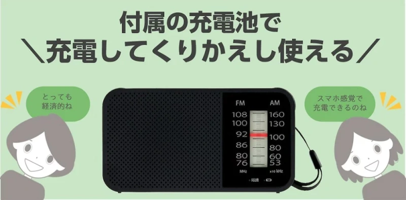 TOSHIBA東芝 FM/AM收音機 USB充電 附LED燈 TY-KCR1 25年款