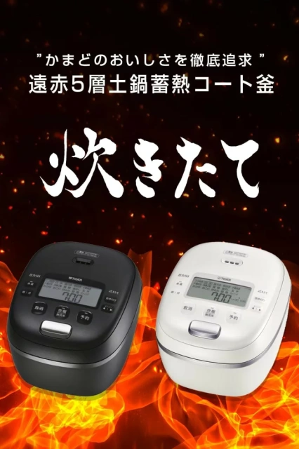 TIGER虎牌 電子鍋 壓力IH 日本製 6人用 JRI-N100 易清洗土鍋 25年款