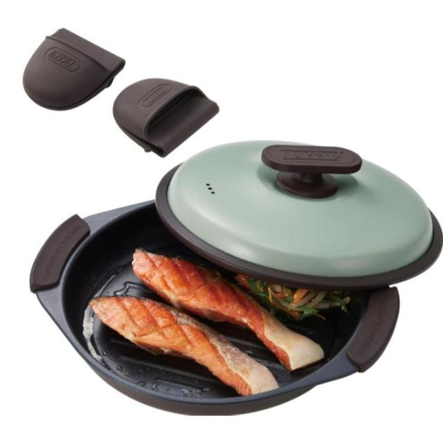 Toffy 微波爐烤盤 調理盤 調理鍋 五合一功能 六合一功能 K-MW6 K-MW3