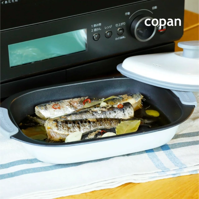 CB JAPAN copan 微波爐 多功能 調理鍋 微波爐專用 微波鍋 烤盤 蒸盤 烤鍋 煎鍋 圓形 方形