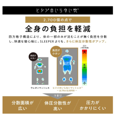 日本 ヒツジのいらない 無羊床墊 ULTRA SLEEPER 附床罩 高回彈床墊