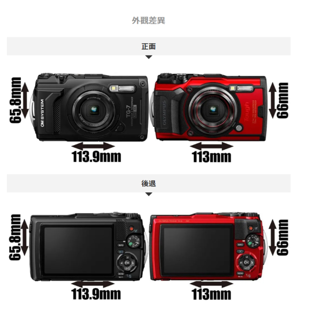 OLYMPUS  運動相機  潛水相機 15米防水 防塵 抗衝擊 耐結露 TG-7 新款
