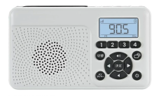 FRC多功能防災收音機地震 照明燈 手搖發電 USB日本製 FC-W118RD 25年款