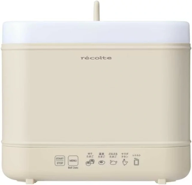 recolte麗克特 煮蛋机 温泉鸡蛋 自动 时尚 低温烹饪 REB-1 25年款