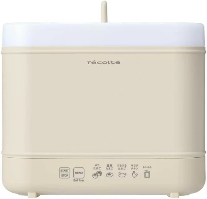 recolte麗克特 煮蛋机 温泉鸡蛋 自动 时尚 低温烹饪 REB-1 25年款