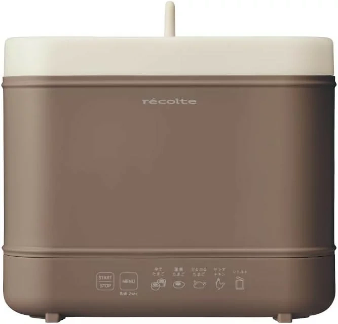 recolte麗克特 煮蛋机 温泉鸡蛋 自动 时尚 低温烹饪 REB-1 25年款