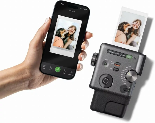 FUJIFILM 富士 instax mini Evo Cinema 3合1 混合式拍立得相機 26年款