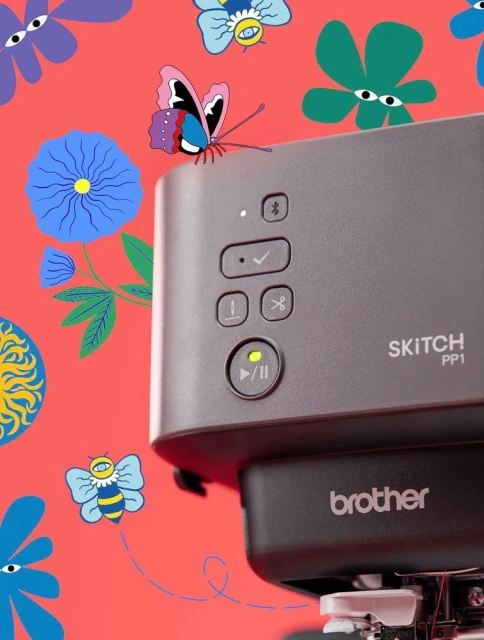 brother 兄弟牌 Skitch PP1 刺繡專用機 縫紉機家用刺繡機 手機app自訂圖案 25年款