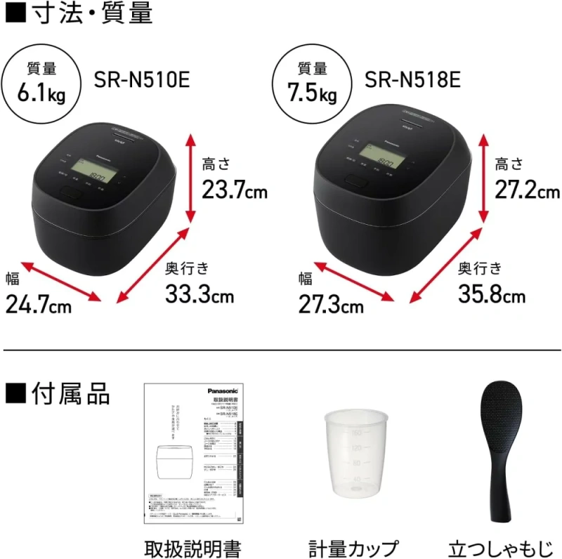 Panasonic國際牌 壓力IH電子鍋 10人用 大火力包覆式 SR-N518E 26年款