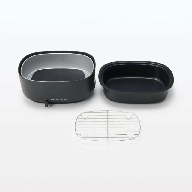 MUJI 無印良品 多功能深型爐 MJ-HPFK2 燉烤炸煮蒸適用 25年款