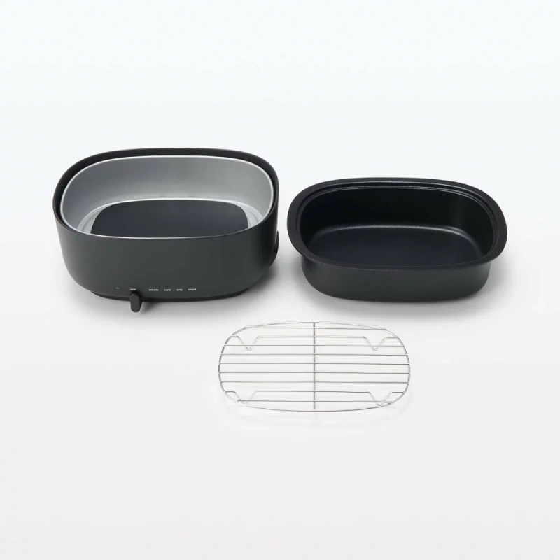 MUJI 無印良品 多功能深型爐 MJ-HPFK2 燉烤炸煮蒸適用 25年款