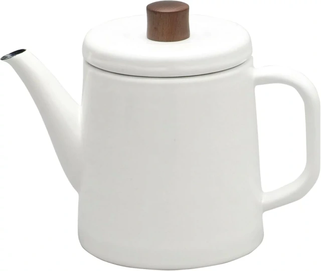 野田琺瑯 水壺 茶壺 琺瑯製 1.5升 日本製 適用瓦斯爐・IH電磁