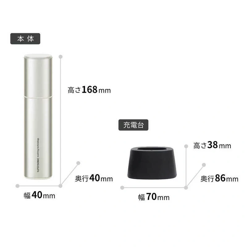 SHARP夏普 超音波清洗機 銀色 UW-X1 充電式 23年款