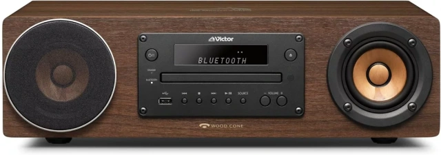 JVC 木質振膜 床頭音響 桌上型音響 CD Bluetooth USB EX-D6