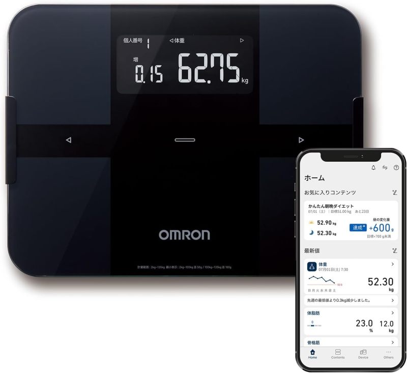 OMRON 歐姆龍 KRD-603T2 Karada Scan 體組成計 體脂計 體重計 藍牙同步APP 自動辨識 BMI 骨骼肌率 體脂率