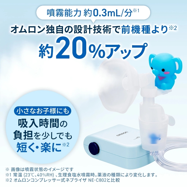 OMRON 歐姆龍 NE-C803 壓縮式霧化器 家用醫療霧化機 吸入器 噴霧治療器