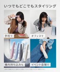 SALONIA 無線直髮夾 12mm 白色｜充電式便攜造型器｜瀏海整理｜旅行隨身直髮器