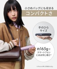 SALONIA 無線直髮夾 12mm 白色｜充電式便攜造型器｜瀏海整理｜旅行隨身直髮器